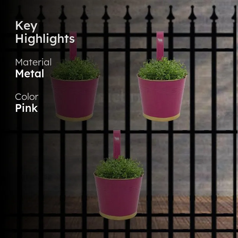 Lush Glow Planter (Pink) - Set Of Three media 2