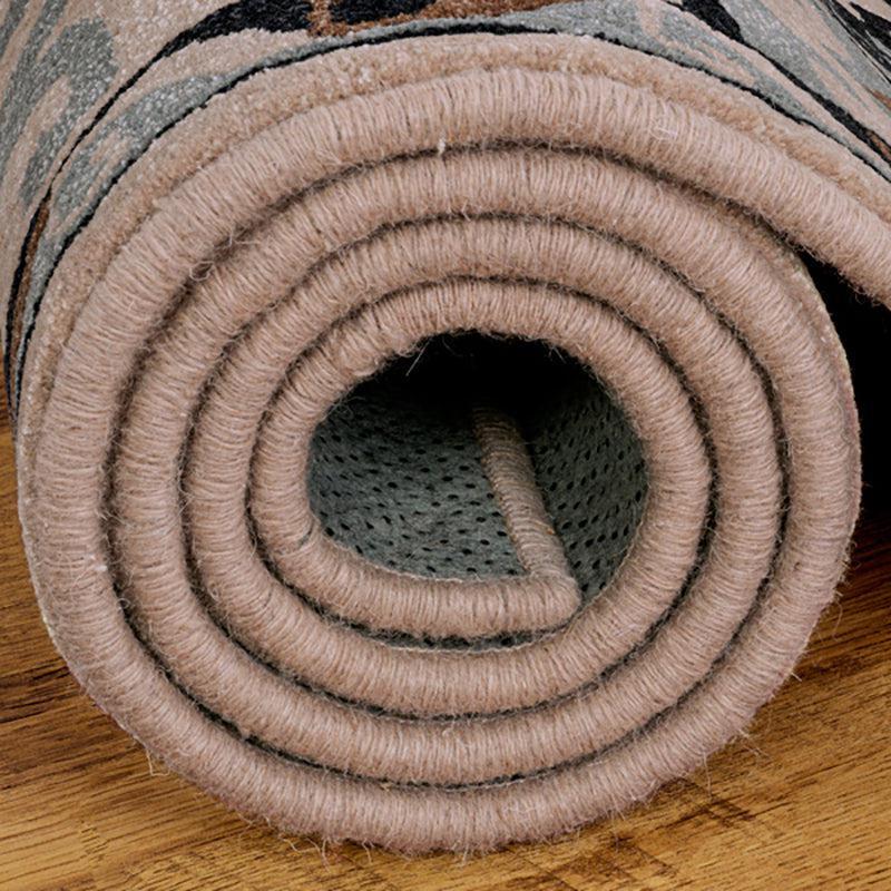 Gamling Ethnic Wool & Nylon Carpet - Black media 6