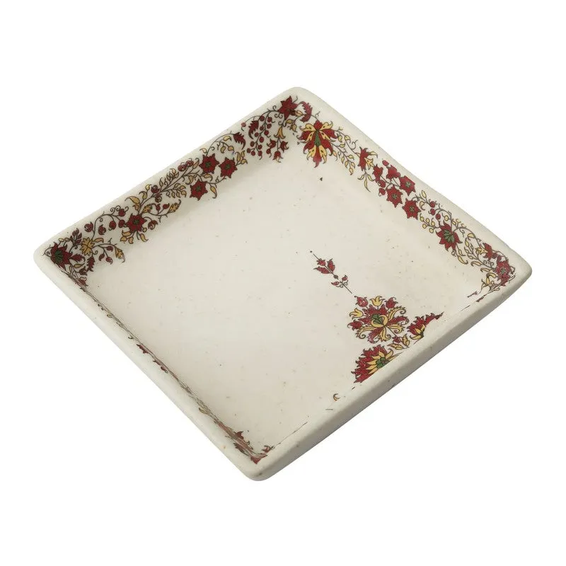 Mudleaf Multicolor Square Stoneware Platter - Set of Two media 6
