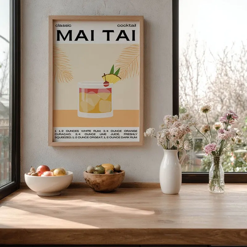 MaiTai Archival Canvas Wall Art - Brown media 6