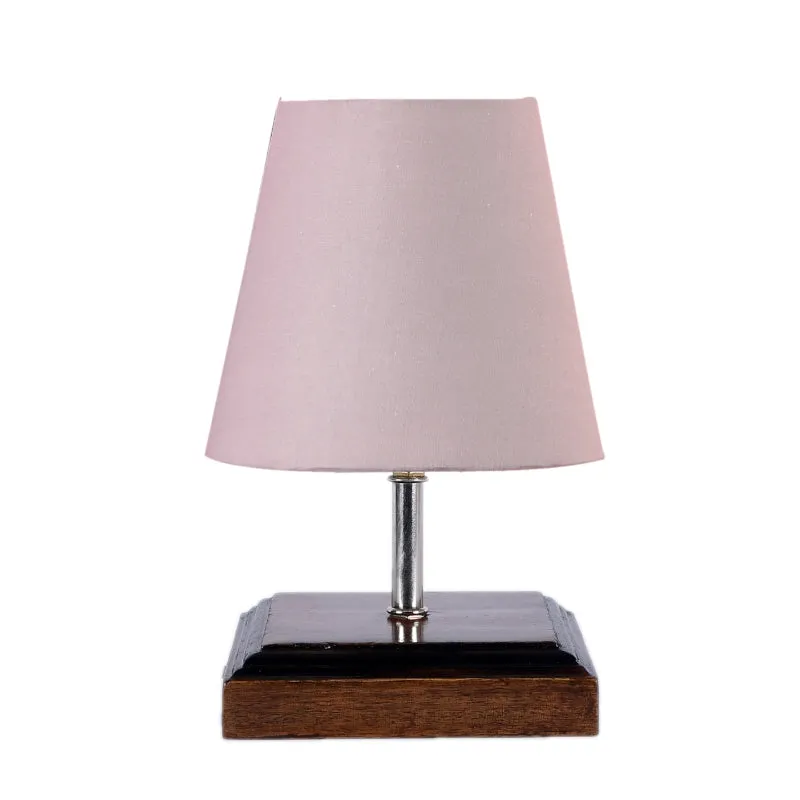 Niksha Fabric Table Lamp - Grey,Brown media 4