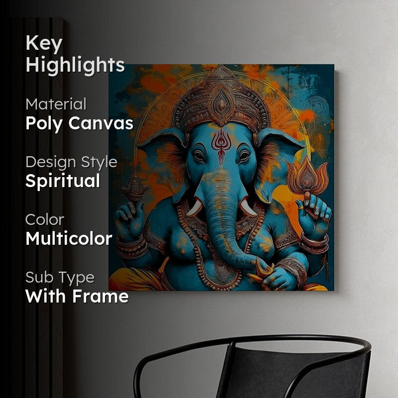Beloved Ganesha Wall Painting media 2