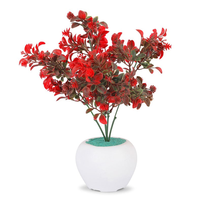 Vibique Artificial Plant With Plastic Pot - 1 Feet media 3