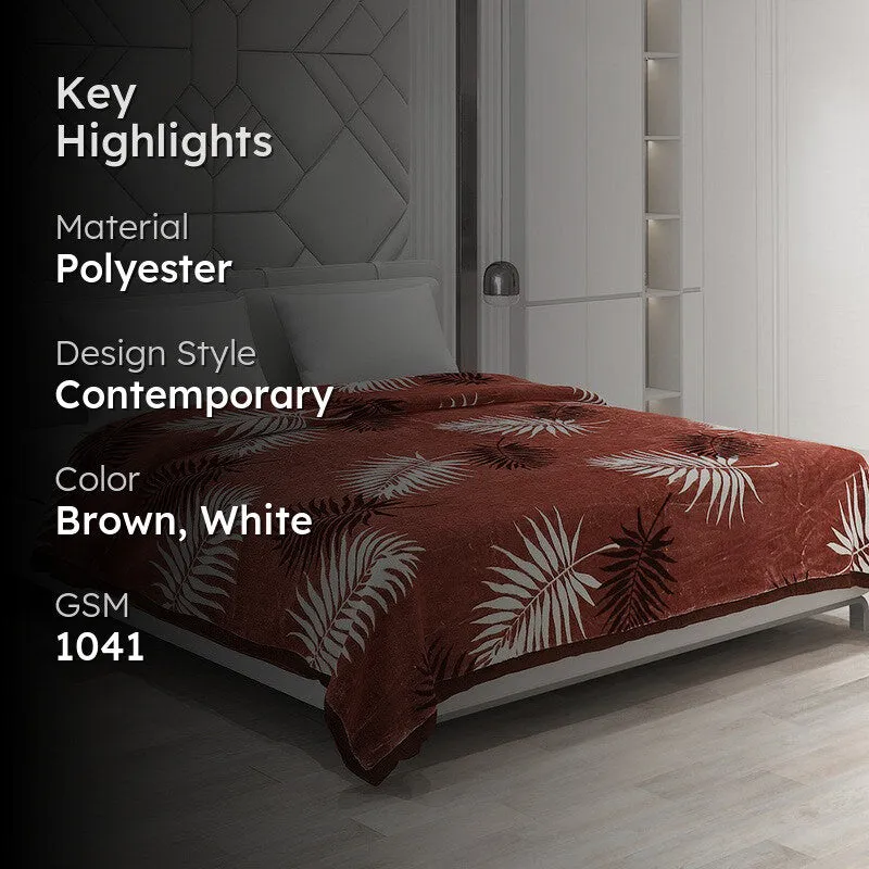 Monte Carlo Terracotta Oasis Blanket (Brown) - 1041 GSM media 2