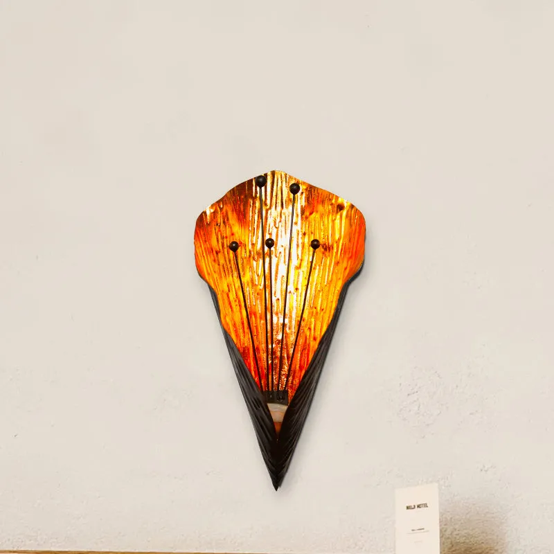 Tulip Touch Wall Candle Holder - Copper media 3