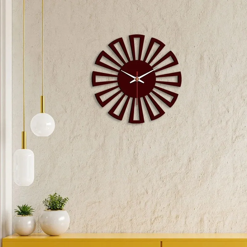 Wagon Wheel Wooden Wall Clock media 3
