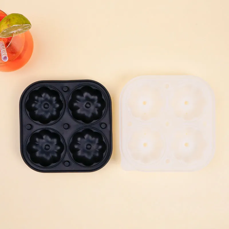 Chill Silicone 4-Cube Ice Mould - Black media 4