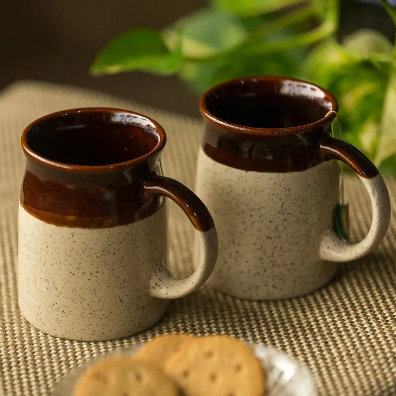 Marlowe Ceramic Coffee Mug (320 mL Each) - Set of Two media 1