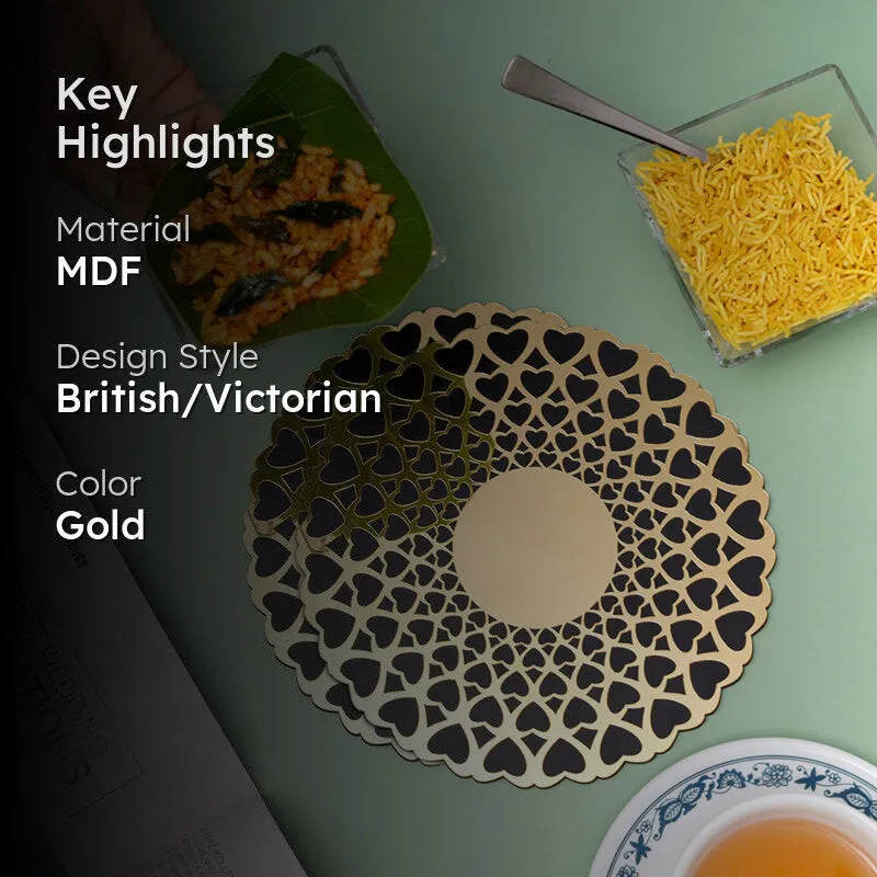 Varq Glow MDF Trivet - Set Of Two media 2