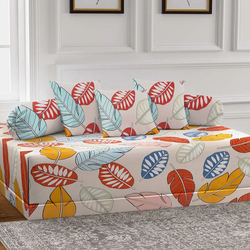 Autumn Leaf Diwan Set - Six Piece Set media 1