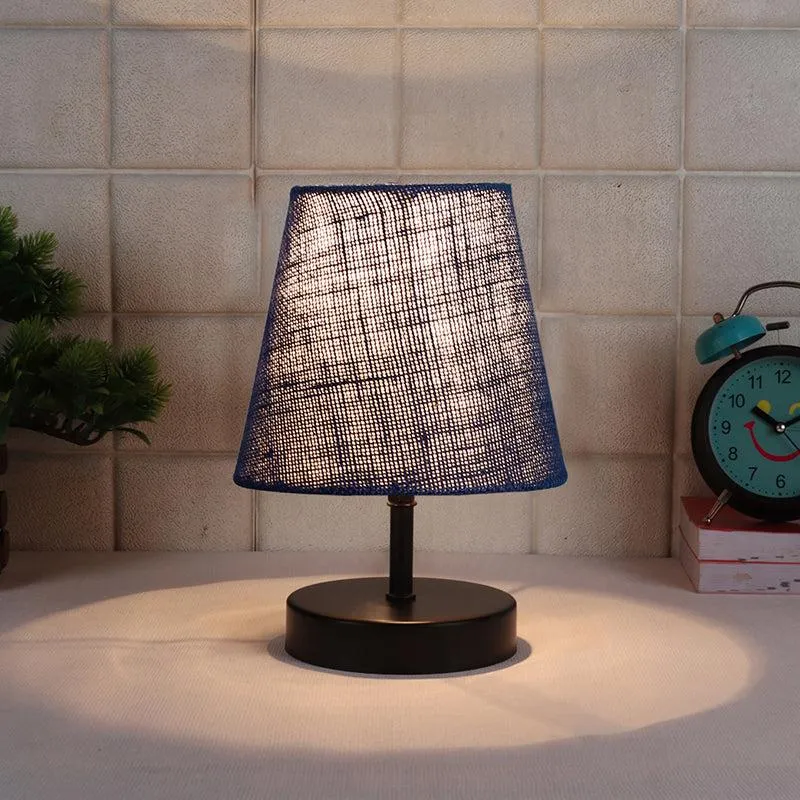Otravo Jute Table Lamp - Blue,Black media 1