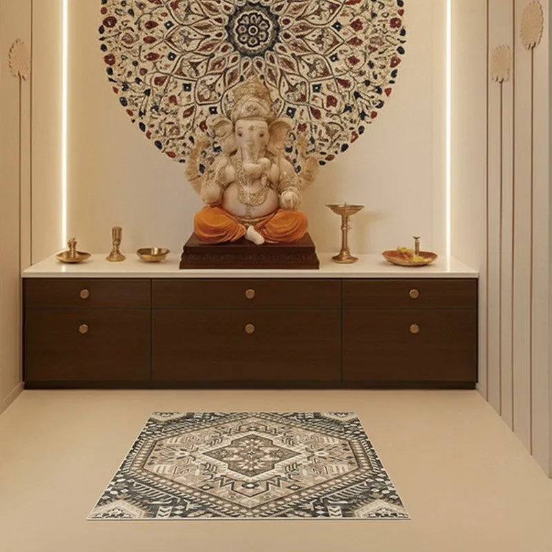 Iman Grace Prayer Mat (Brown) - 550 GSM media 5