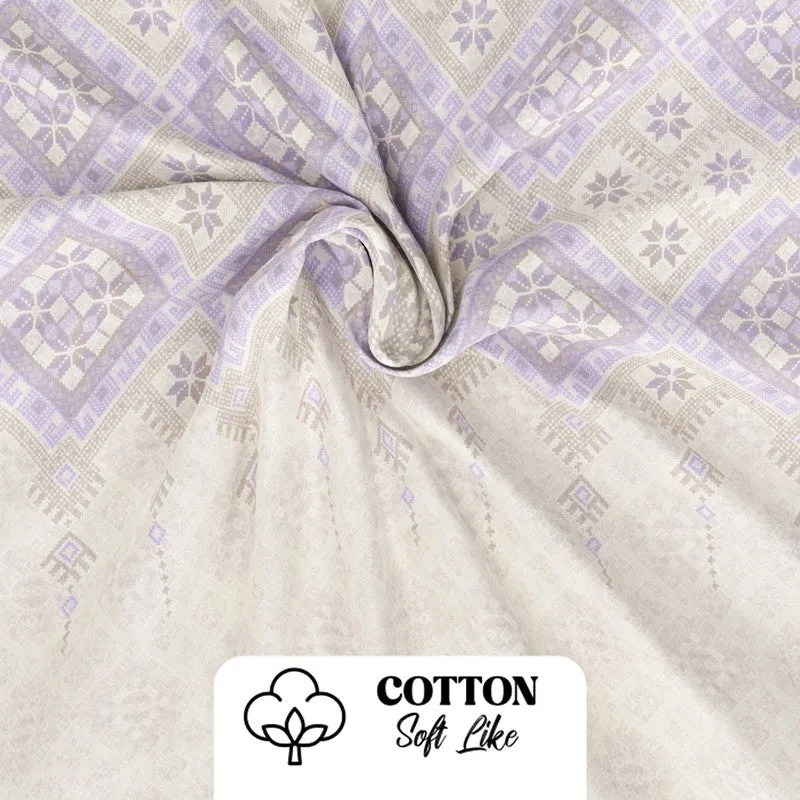 Arlyn Bedsheet (Purple) - 115 GSM media 6