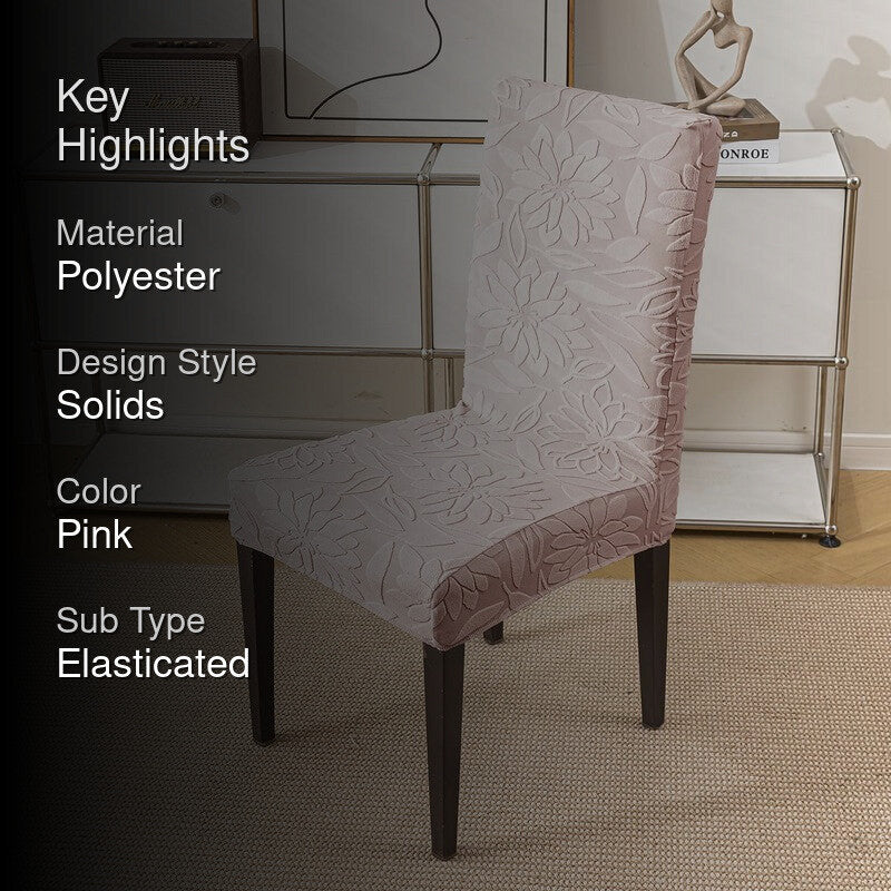 Serena Chair Cover - Soft Pink media 2