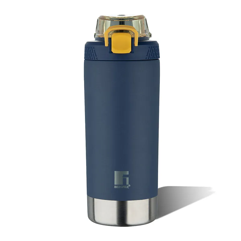 Bergner Glacior Double Walled Hot & Cold Flask (Dark Blue) - 720 mL media 6