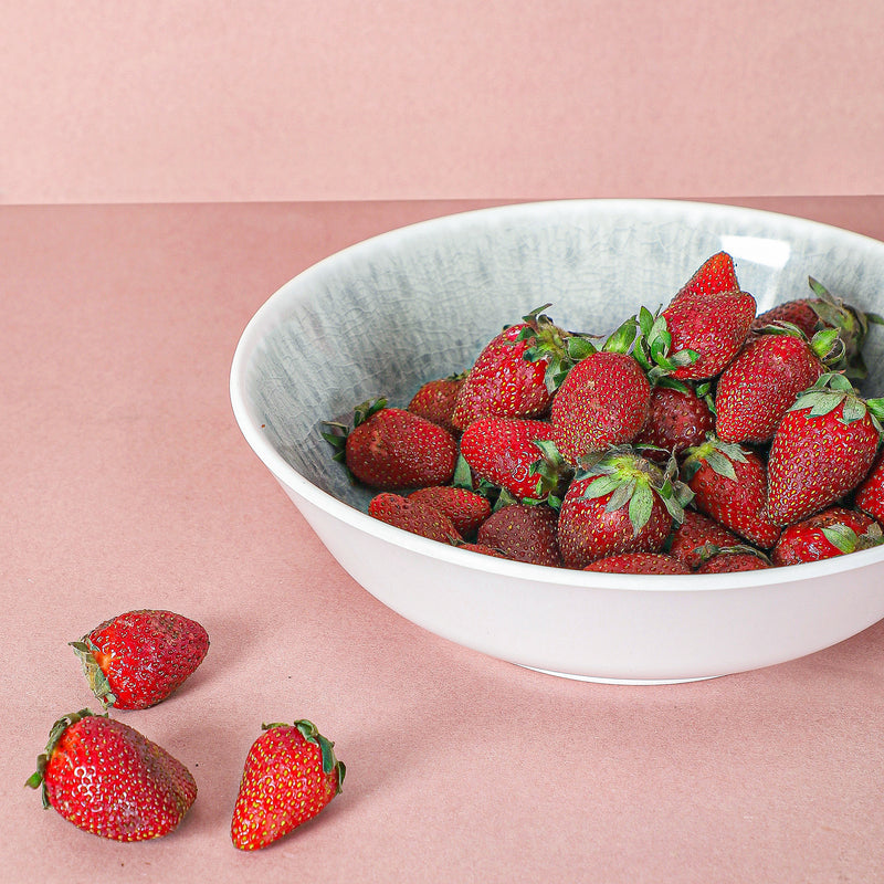 Cobain Serving Bowl (White & Green) - 1300 ML media 5