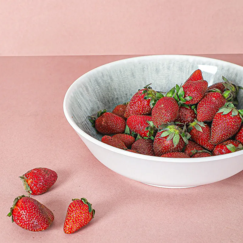 Cobain Serving Bowl (White & Green) - 1300 ML media 5
