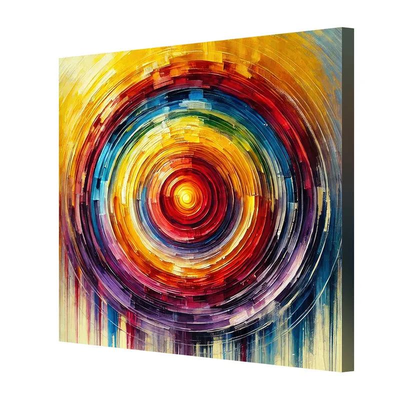 Radiant Spectrum Poly Canvas Wall Painting media 5
