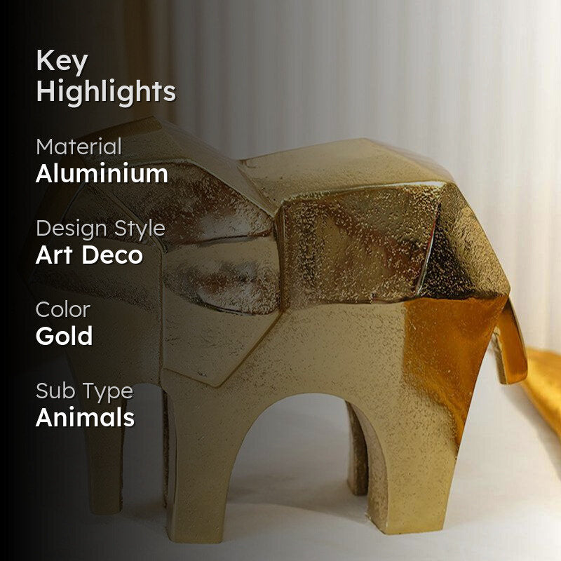Ramona Elephant Showpiece media 2