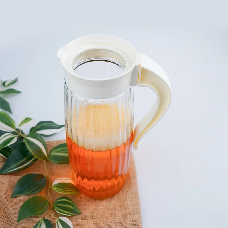 Domana Duna Transparent Jug With Lid (White) - 1600 ML media 3