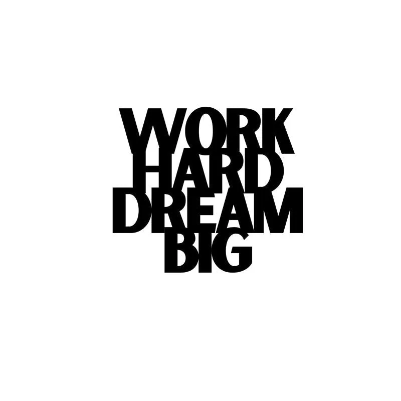 Work Hard Iron Wall Accent media 3