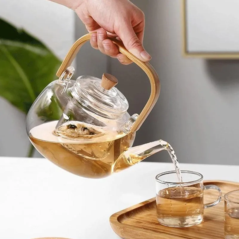 Thermica Borosilicate Glass Tea Pot with Infuser - 950 mL media 4