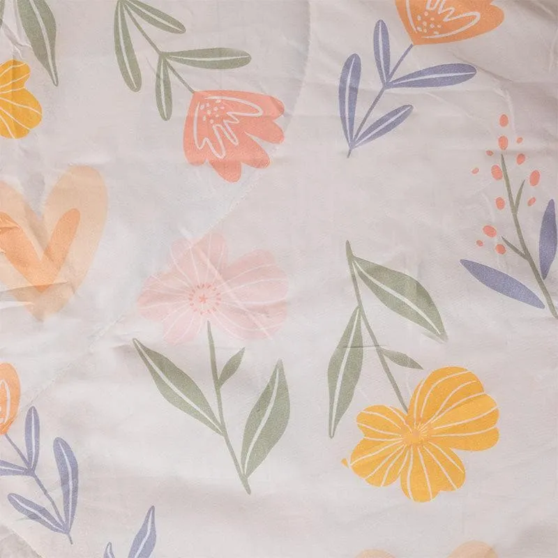Floral Funfair Glace Cotton Comforter - 120 GSM media 3
