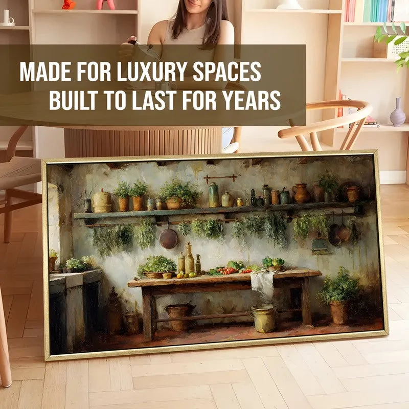 Country Pantry Canvas Wall Painting With Frame media 5