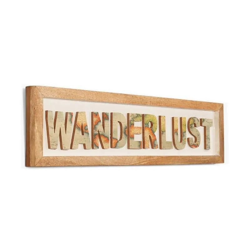 Wanderlust Wooden Wall Accent media 5