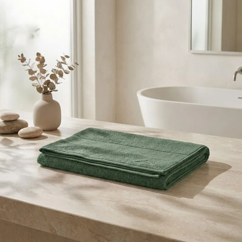 Monte Carlo Dry Nest Pure Cotton Bath Towel - Green media 1