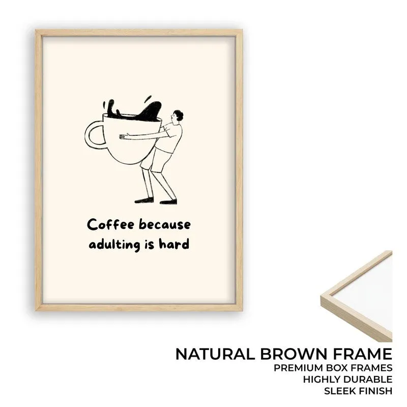 Bold Brew Archival Canvas Wall Art - Brown media 8