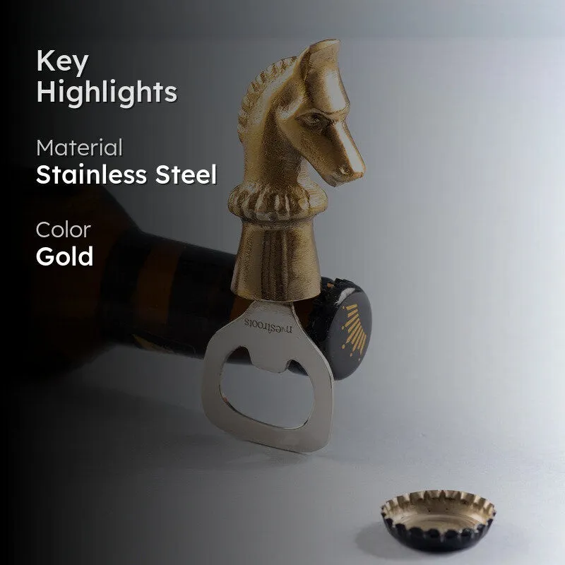 Hoof & Pop Stainless Steel Bottle Opener - Gold media 2
