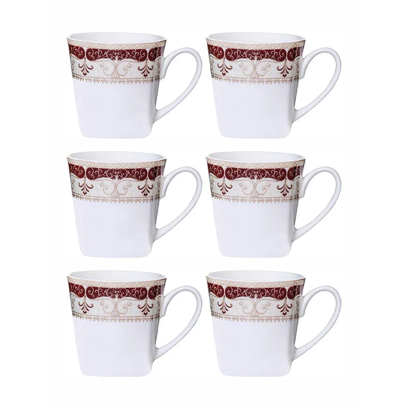 Sonaki Theara Trove Ethnic Bone China Tea Cup (180 mL Each) - Set Of Six media 4