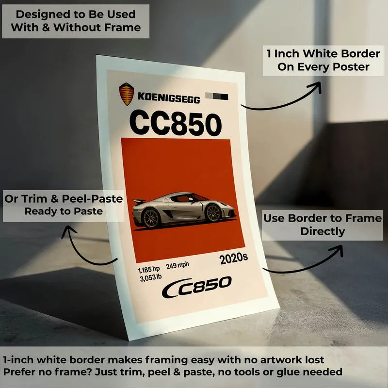 Koenigsegg CC850 Wall Poster media 8