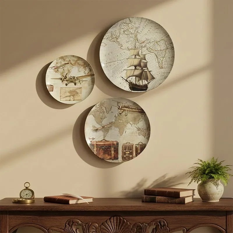 MajesticShip Metal Wall Plates - Set Of Three media 4