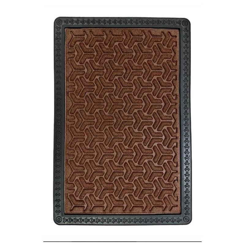 Maxo Antiskid Rubber Door Mats - Brown media 4