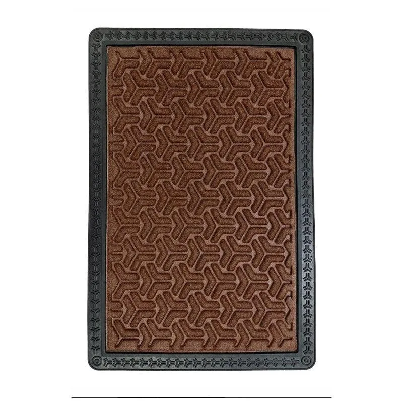 Maxo Antiskid Rubber Door Mats - Brown media 4