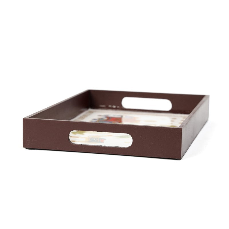 Rajvaha Wooden Serving Tray media 6