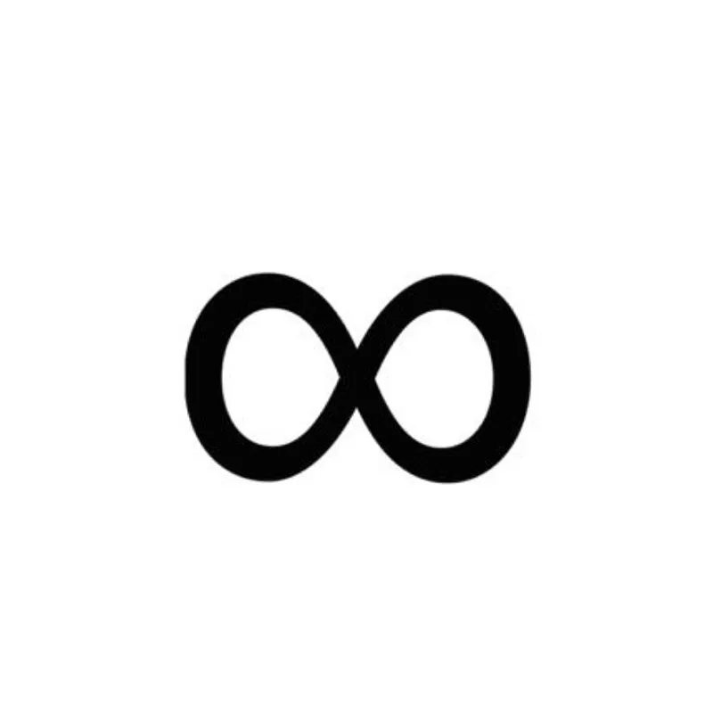 Infinity Symbol Black Iron Wall Accent media 3