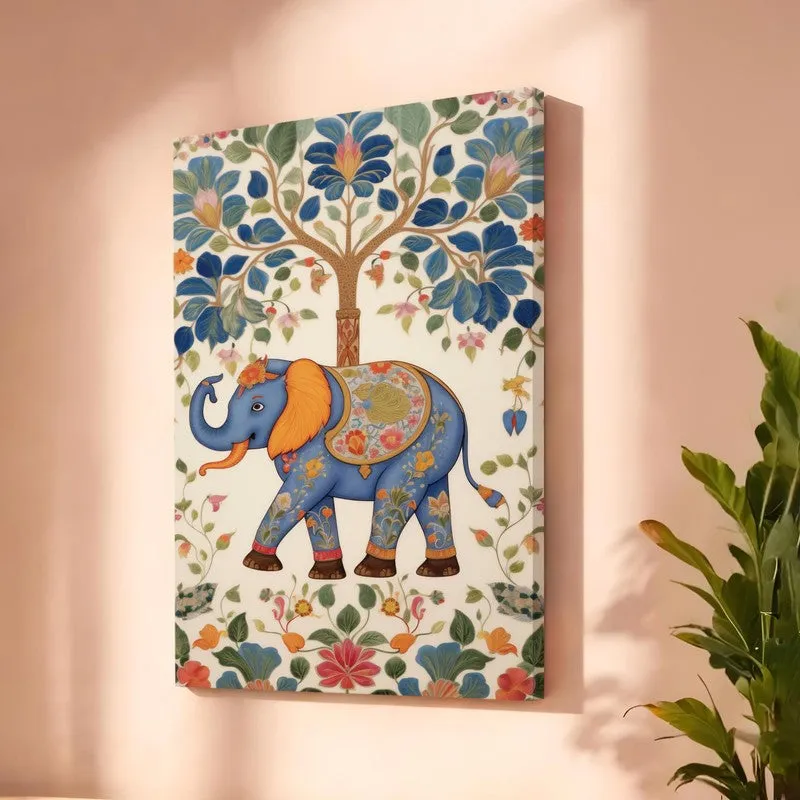 Tribal Gajraj Canvas Wall Art media 7