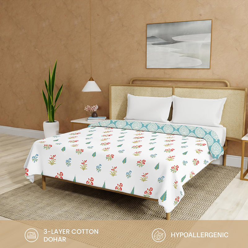 Urban Space High Garden Reversible Dohar - Red media 6