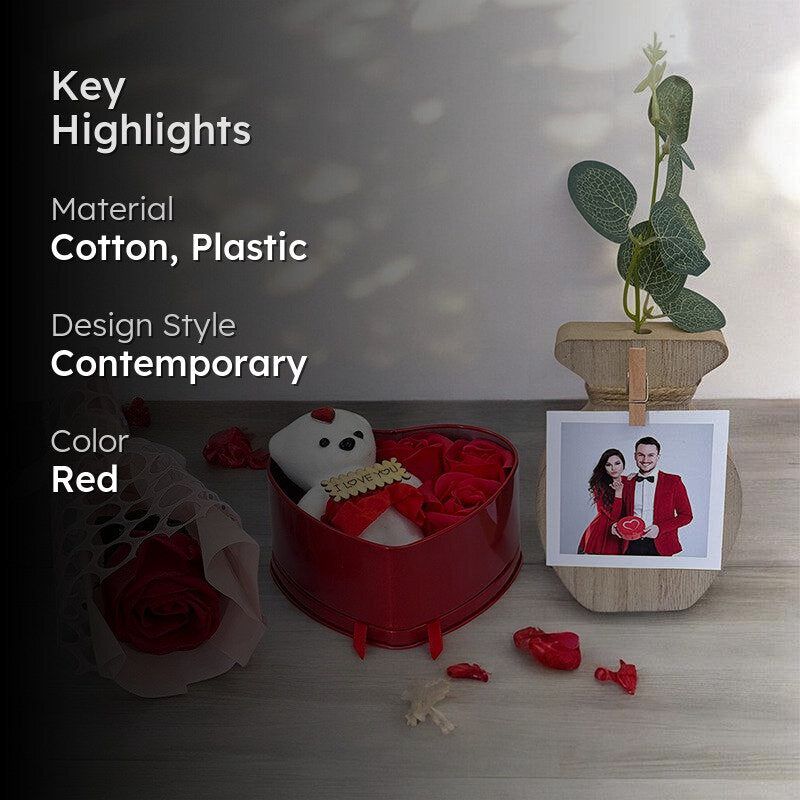 Amour Étoile Valentine's Gift Box (Red) - Three Piece Set media 2