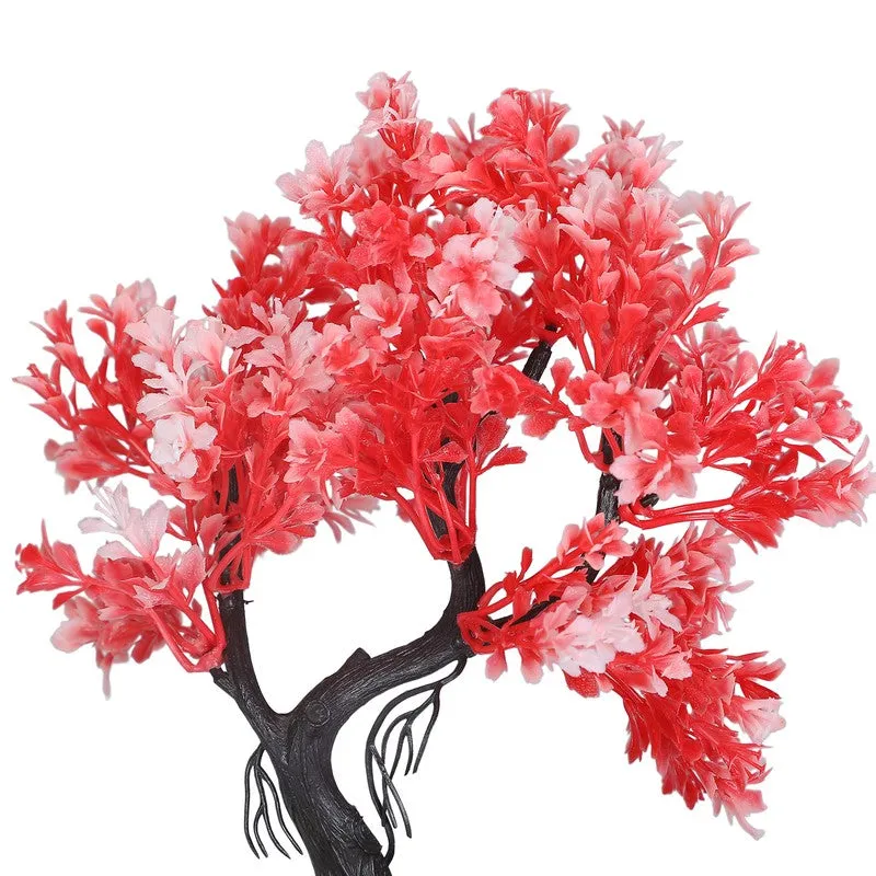 Bonsai Tree with Pot (Yellow,Red) - Set Of Two media 2