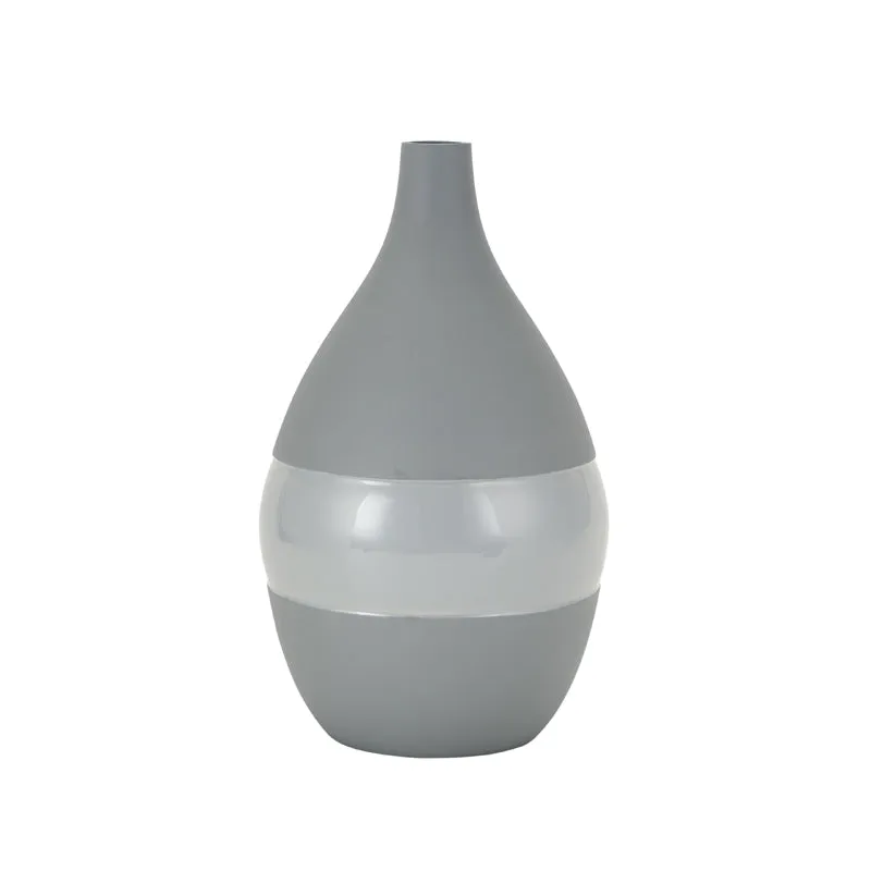 Yato Enamel Vase (Grey) - Small media 3