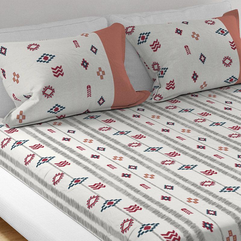 Bliss Percale Nesa Cotton Bedsheet - 400 TC media 3