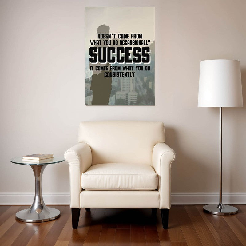 Success Mindset Wall Poster