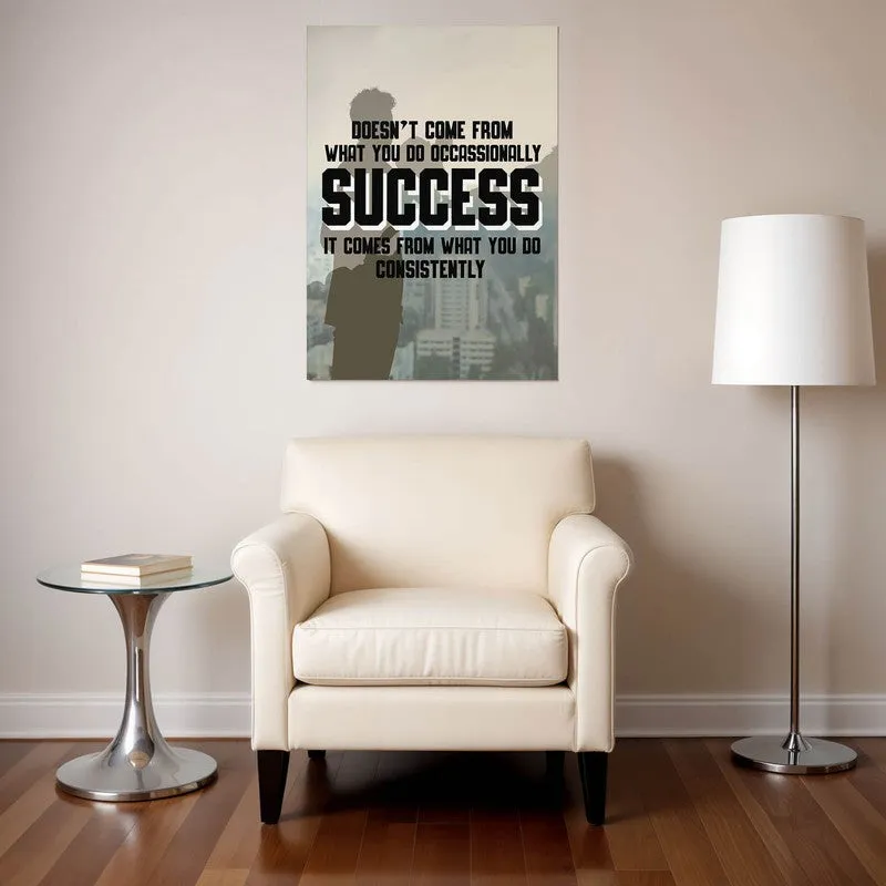 Success Mindset Wall Poster media 1