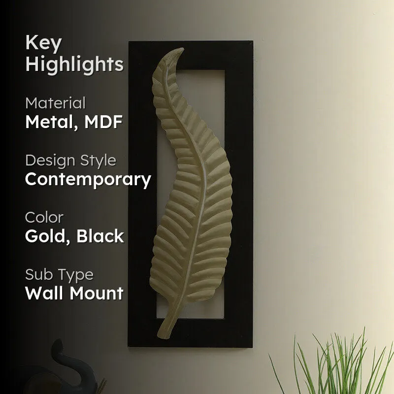 Hermes Feather Metal Wall Accent media 2