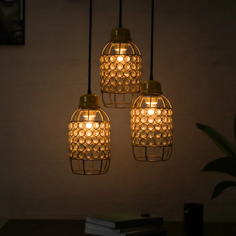Celine Cluster Pendant Lamp - Gold media 1
