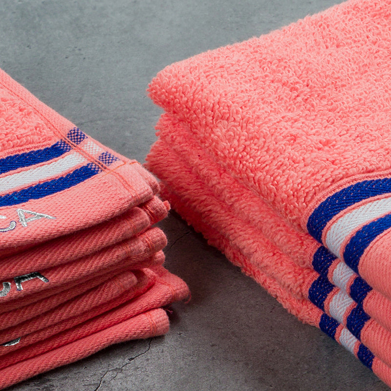 Nautica Dove Down Cotton Face Towel (Coral) - Set Of Eight media 5